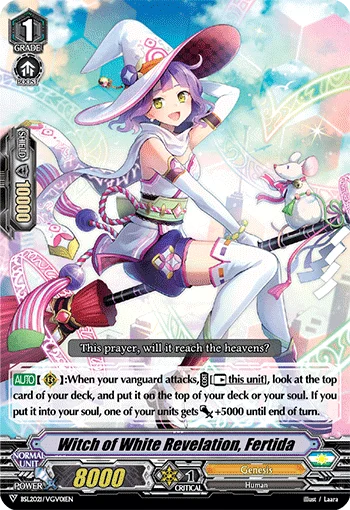 Witch of White Revelation, Fertida