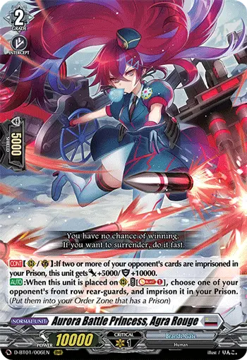 Aurora Battle Princess, Agra Rouge