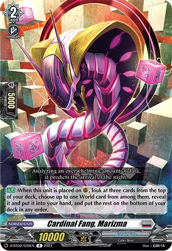 Cardinal Fang, Marizma