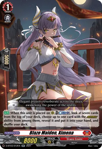 Blaze Maiden, Ximena