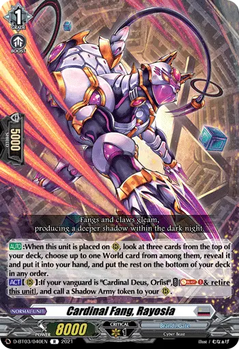 Cardinal Fang, Rayosia