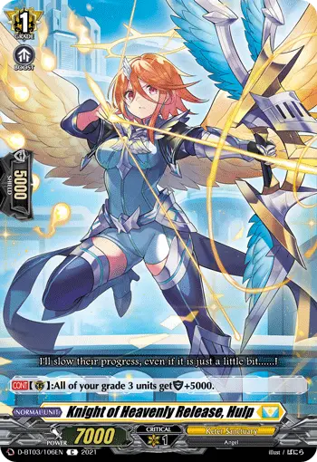 Knight of Heavenly Release, Hulp