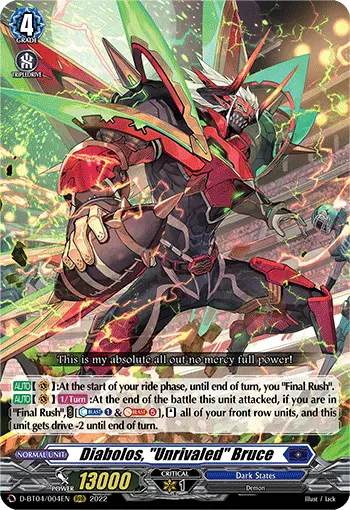 Diabolos, "Unrivaled" Bruce