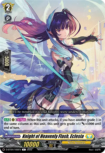 Knight of Heavenly Flash, Eclesia