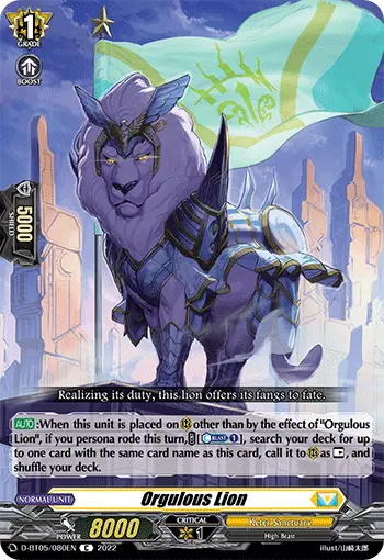 Orgulous Lion