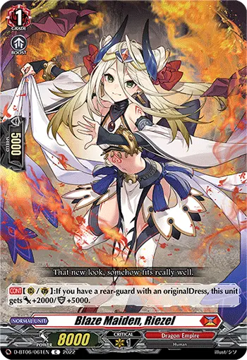 Blaze Maiden, Riezel