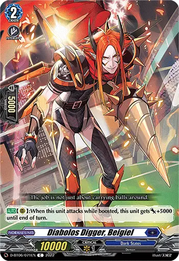 Diabolos Digger, Beigiel