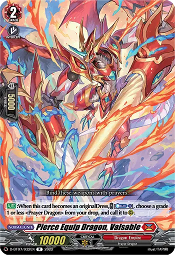 Pierce Equip Dragon, Valsable