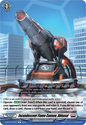 Incandescent Flame Cannon, Abhasal