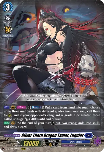 Silver Thorn Dragon Tamer, Luquier