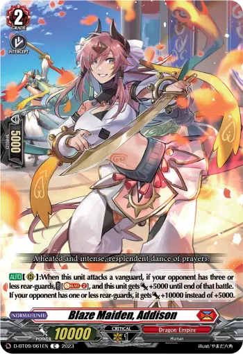 Blaze Maiden, Addison