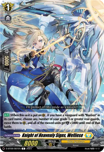 Knight of Heavenly Signs, Wefliese