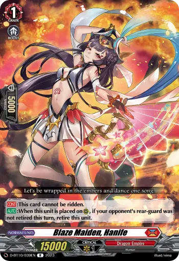 Blaze Maiden, Hanife