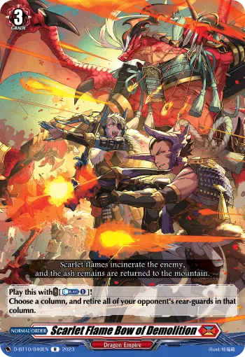 Scarlet Flame Bow of Demolition