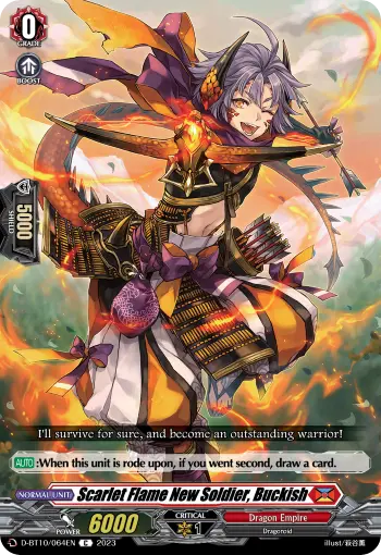 Scarlet Flame New Soldier, Buckish