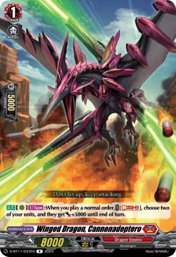 Winged Dragon, Cannonadeptero