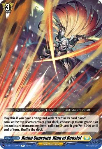 Reign Supreme, King of Beasts!