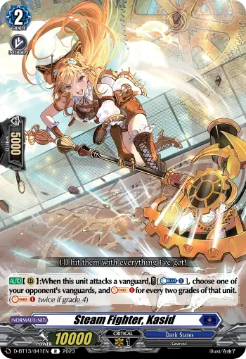 Steam Fighter, Kasid