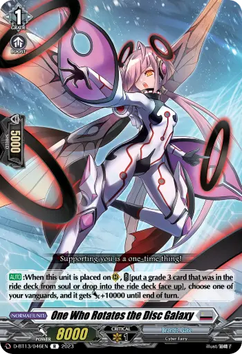 One Who Rotates the Disc Galaxy