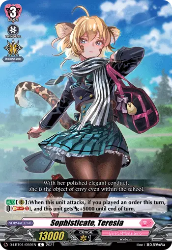 Sophisticate, Teresia