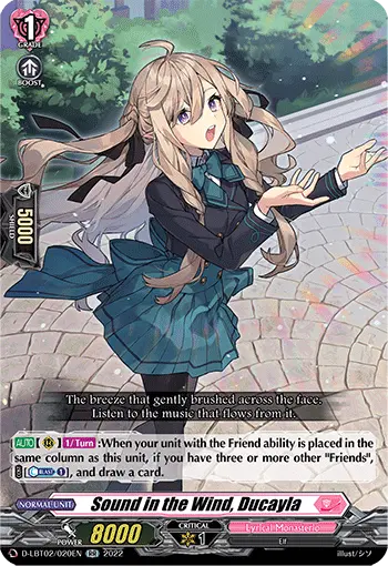 Sound in the Wind, Ducayla