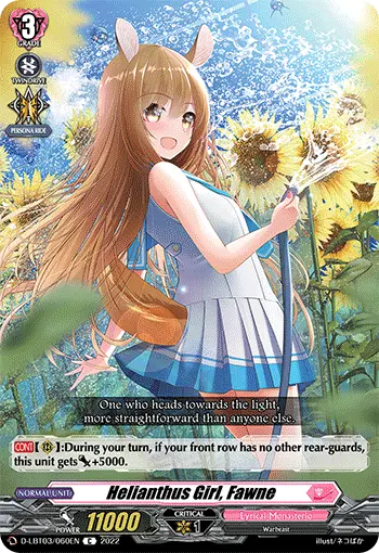Helianthus Girl, Fawne