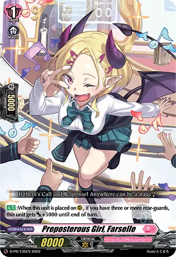 Preposterous Girl, Farselle