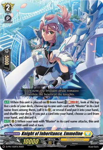 Knight of Inheritance, Emmeline