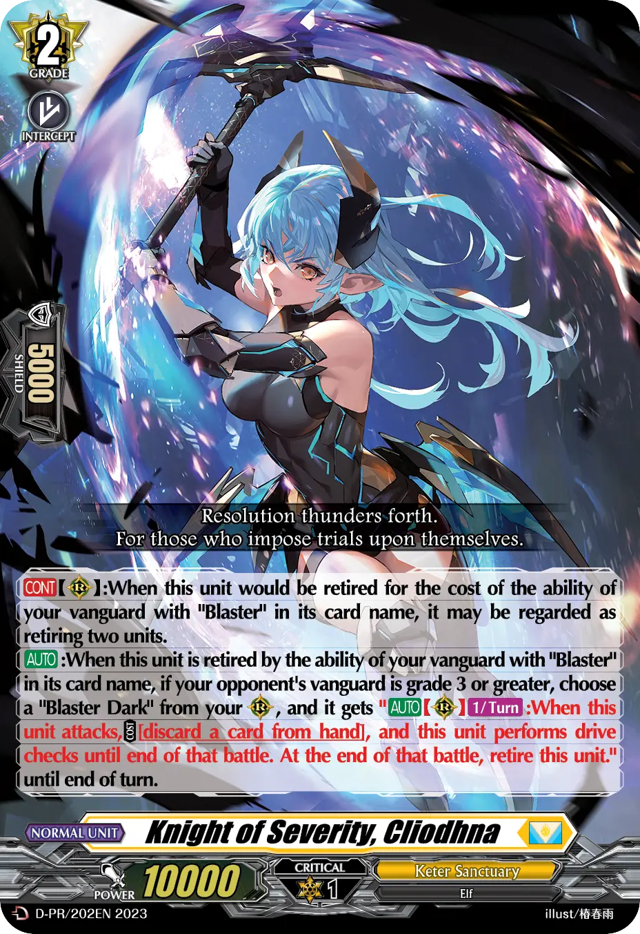 Knight of Severity, Cliodhna