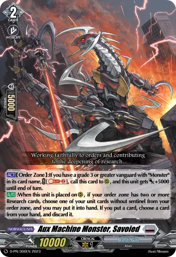 Aux Machine Monster, Savoied