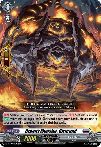 Craggy Monster, Girgrand