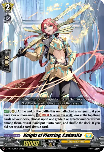 Knight of Piercing, Cadwalla