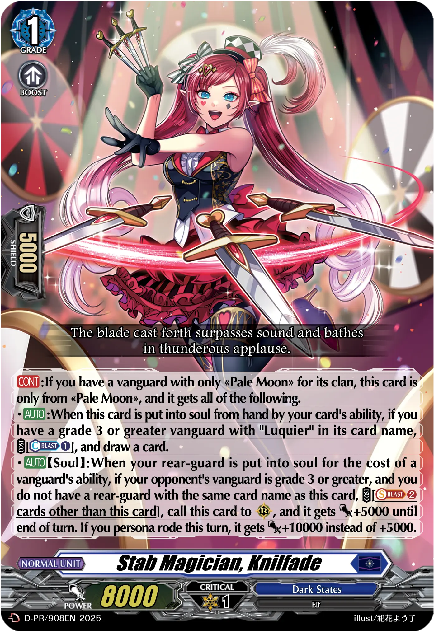 Stab Magician, Knilfade