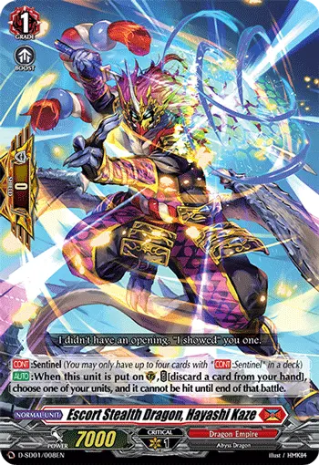 Escort Stealth Dragon, Hayashi Kaze