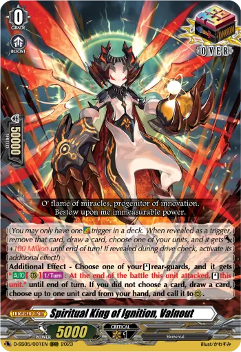 Spiritual King of Ignition, Valnout