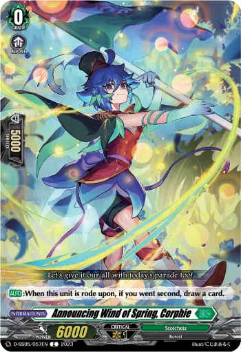 Announcing Wind of Spring, Corphie