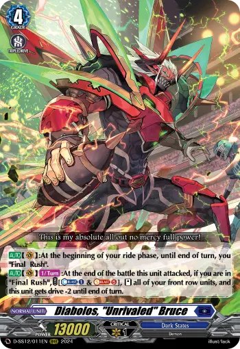 Diabolos, "Unrivaled" Bruce