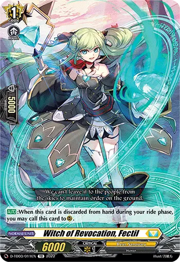 Witch of Revocation, Fectil