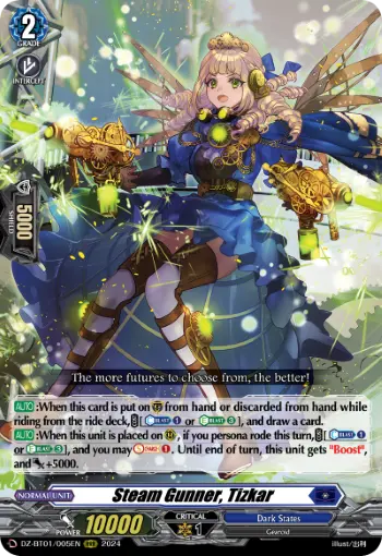 Steam Gunner, Tizkar