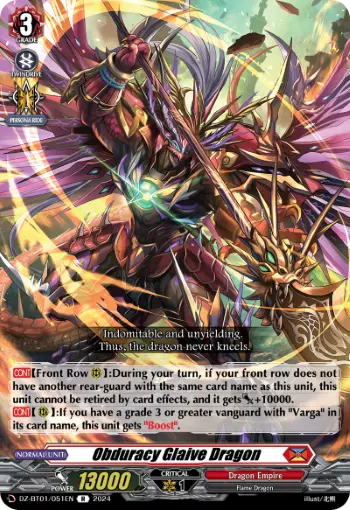 Obduracy Glaive Dragon