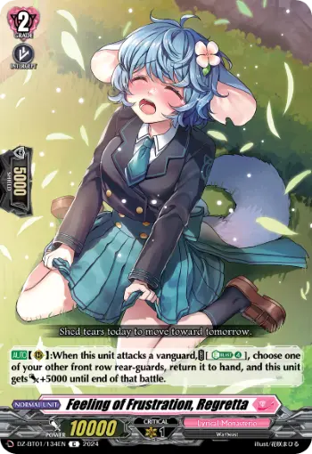 Feeling of Frustration, Regretta