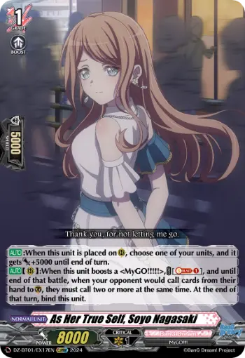 As Her True Self, Soyo Nagasaki