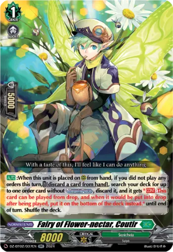 Fairy of Flower-nectar, Coutir