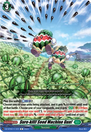 Sure-kill! Seed Machine Gun!
