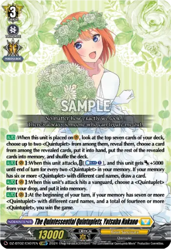 The Quintessential Quintuplets, Yotsuba Nakano