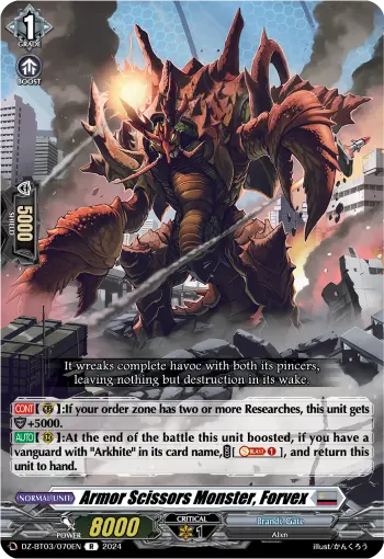 Armor Scissors Monster, Forvex