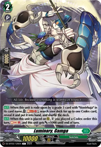 Luminary, Gamga