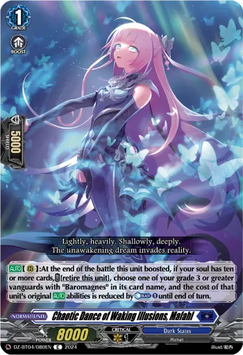 Chaotic Dance of Waking Illusions, Mafahl