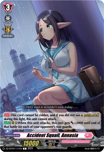 Accident Squall, Annasia