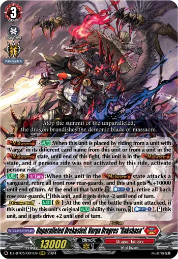 Unparalleled Drekasleif, Varga Dragres "Rakshasa"